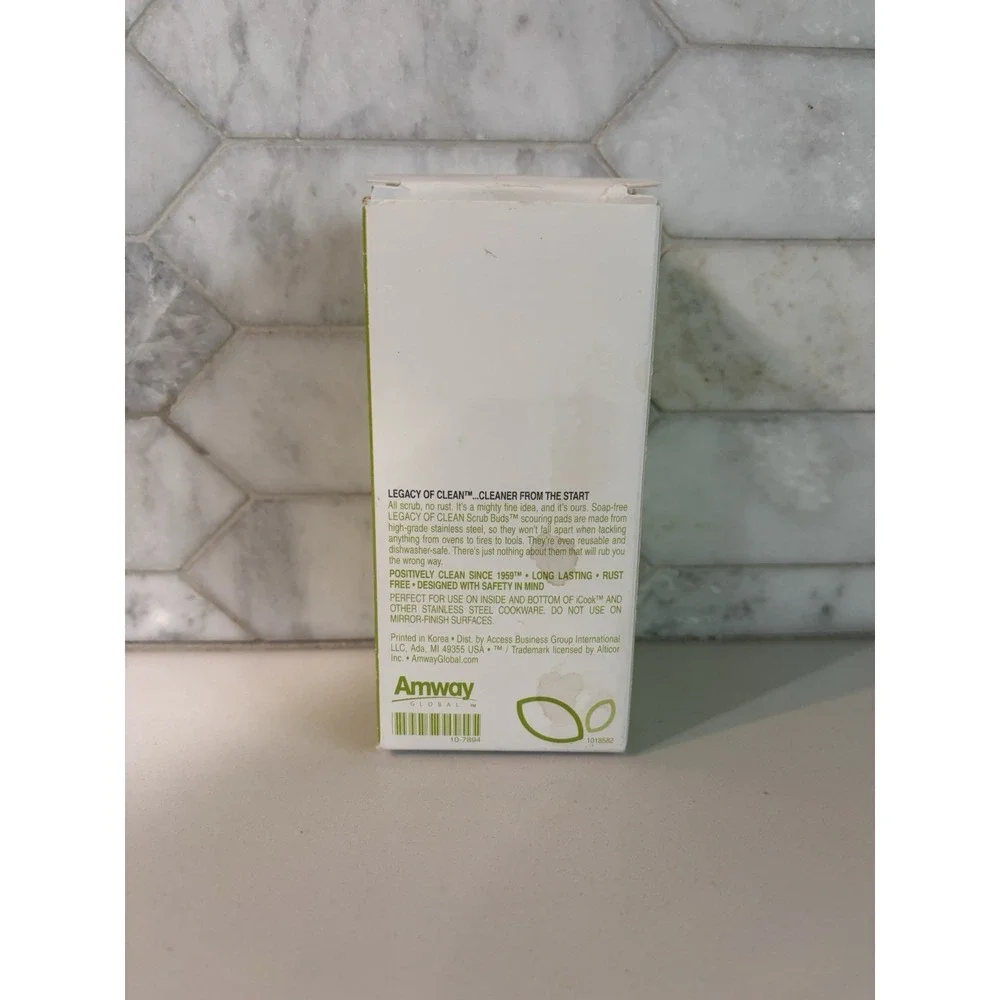 Amway Legacy Of Clean Scrub Buds Scouring Pads 3 Piece/ 1 Missing